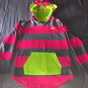 Pink and Green Converse Hoodie